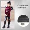 Pantaloni Invernali da Bambina in Ecopelle Leggings con Fodera in Peluche Bambini Skinny Caldi