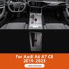 Pentru vehicul compatibil A6 A7 C8 2023-2019 Console Centrală Interior Mașină Film Protector Transparent TPU Film Reparator Anti-zgârieturi Accesorii Auto.