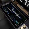 Starship Blueprint Pad Desk Pad Mouse Pad Gamer Computer Cabinet Star Trek Game Office Accessories Keyboard Anime Extended Large