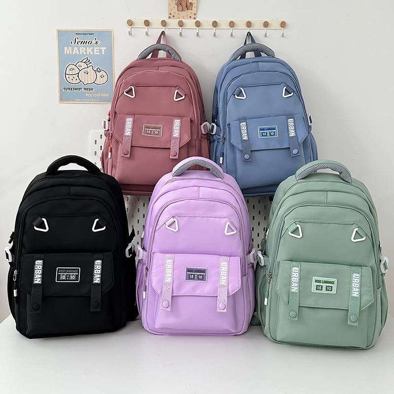 

New Backpack Fashion Trendy Junior High School College School School Bag Casual Backpack Large Capacity Versatile Backpack