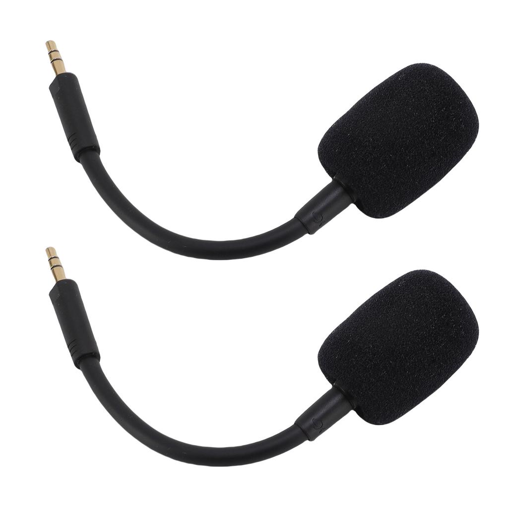 2 Pcs Microphone Replacement for Razer Barracuda X Headset Noise Reduction 3.5mm Detachable Mic