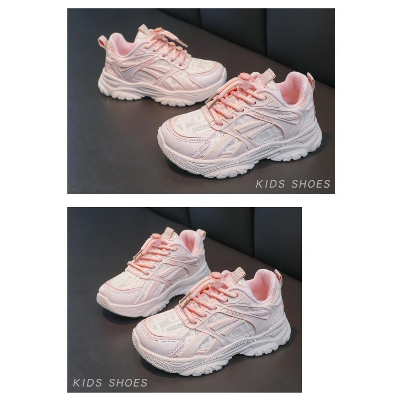 Новая универсальная детская обувь весна-осень обувь для девочек и пап сетчатая дышащая — фото 9