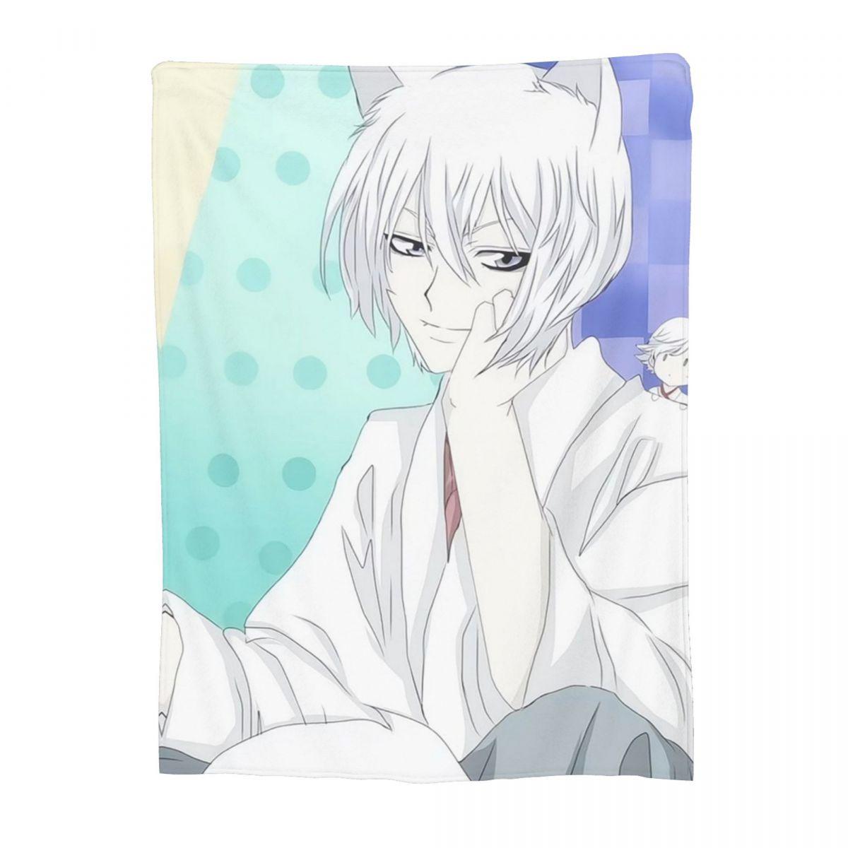 Kamisama Love Tomoe Blankets Flannel Sofa Throw Blanket Portable Throw Blankets for Home Bedroom Office Throws Bedspread Quilt 80x120cm