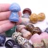 1.5" Natural Crystal Mushroom Gem Quartz Mushroom Mineral Healing Reiki Home Decoration Diy Crafts Gift Aquarium Stone