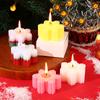 Christmas Snowflake Aroma Candle Creative Shape Fragrance Candle Souvenir Home Decoration Gift
