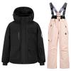 Mote Skiklærsett for barn Gutter og jenters fortykket vanntett varmt skidressjakke og bukser antrekksett