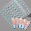 Five-Pointed Star Nail Stickers Foil Hollow Star Decals Flexible Hand-Painted Pentagram Self-Adhesive Nail Art Stickers