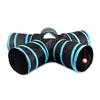Indoor Cat Tunnel 5 Way Pet Play Tunnel Collapsible Tunnel Tube Kitty Tunnel Peek Hole Toy Pet Toys