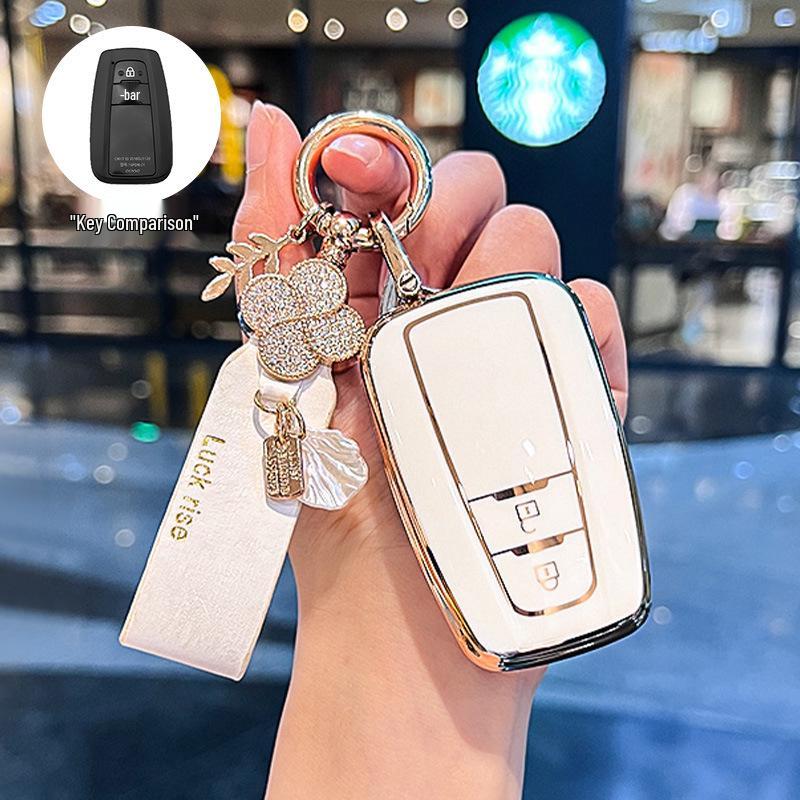 Toyota Key Case for Camry, RAV4, Wildlander, Levin, Crown, Lu Fang - Suitable Keychain Bag for Men and Women.