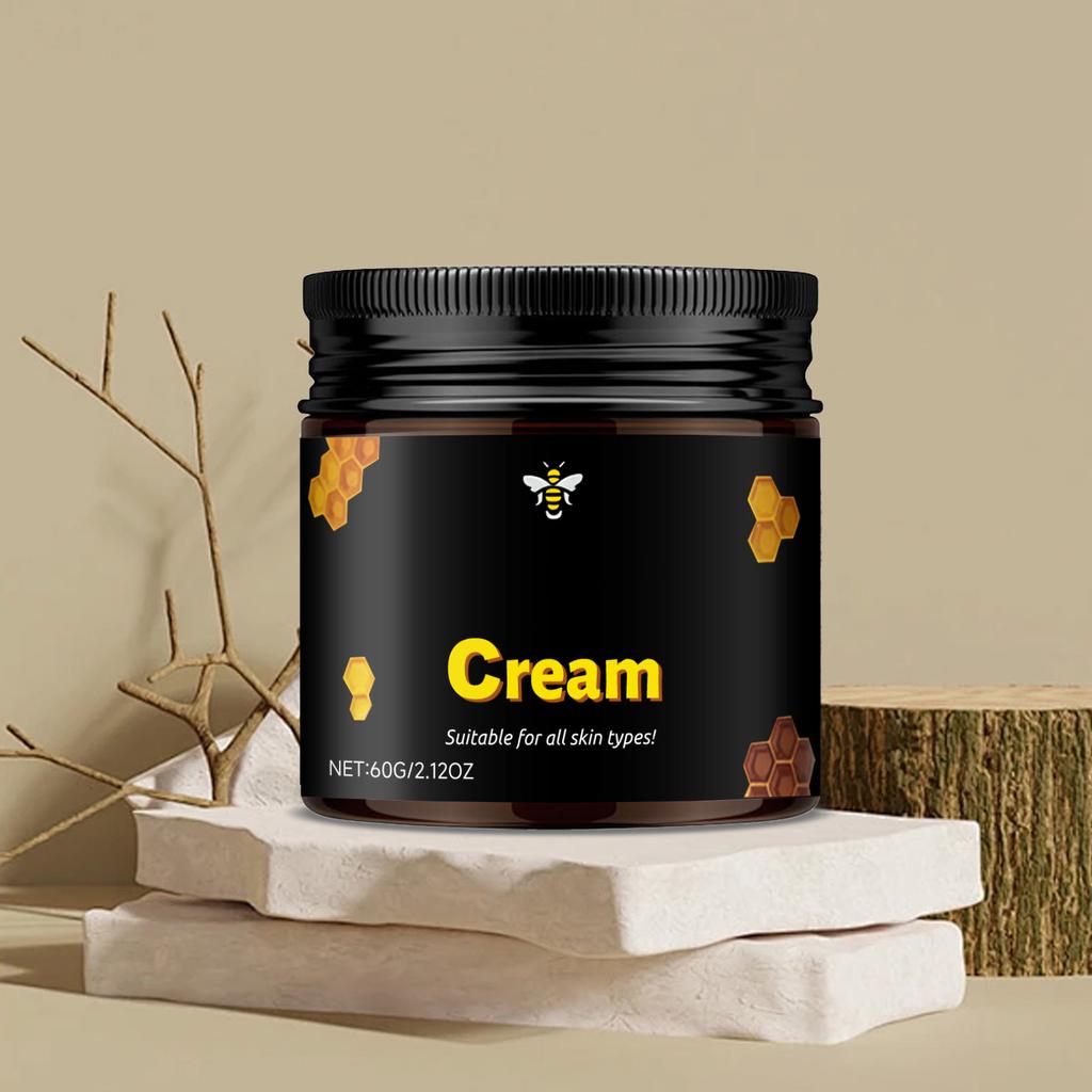 Bee Cream Can Be Used All Over The Body, Effectively Reduces Skin Imperfections, And Is Gentle And Non-irritating.