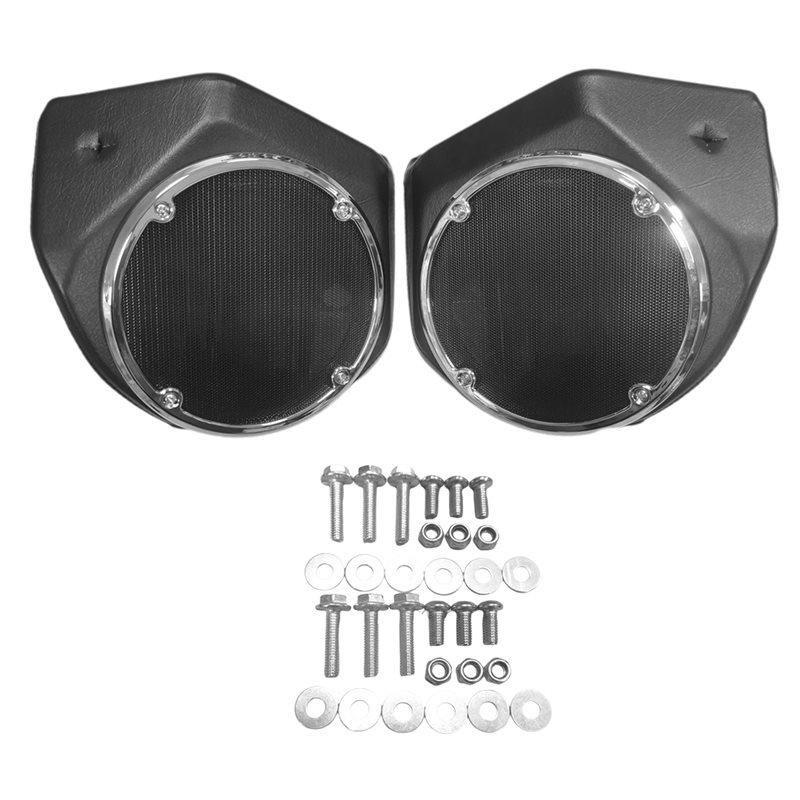 Motorcycle Rear Trunk 6.5 Inch Speaker Pod For Touring Models Road Glide 2014- King 6.5 Inch Grill Net