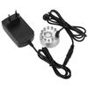  Water Fountain Ornament Mist Fog Maker Atomizer with 12 Lights Landscape Decoration