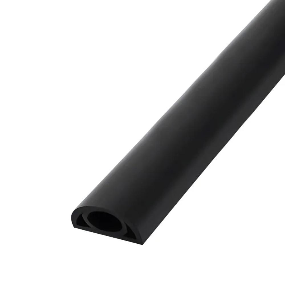 

1PC 1M/3M Floor Cord Cover Floor Cable Sheaths PVC Flexible Electrical Conduit Cable Protectors Adhesive Cable Hiders for Floors 1M