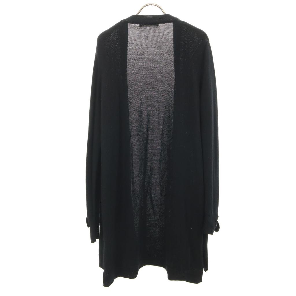 Rene made in Japan Langarm langer Strickcardigan 38 schwarz Damen Gebraucht