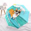 1pc Surfing DogAutomatic Open/close Folding Umbrella, Compact Portable Travel Umbrella, Perfect Birthday/Holiday, Cute Umbrella, Durable Construction