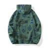 Men's Hooded Drawstring Pattern Long Sleeve Sweatshirt.
