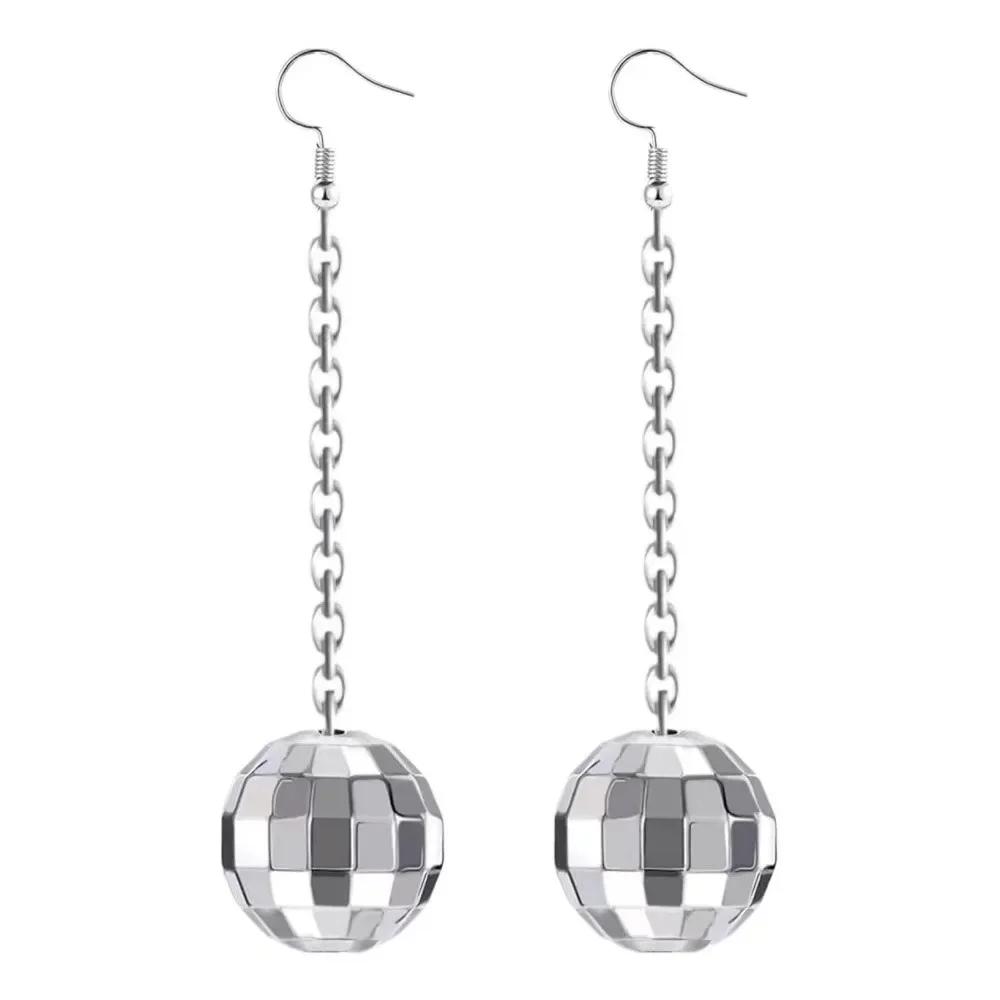 Stylish Retro Disco Ball Pendant Earrings - Exquisite, Creative, Festival Party Gift Jewelry