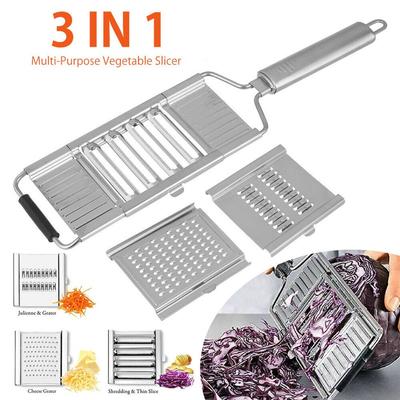 Gadget per utensili da cucina, affettatrice multiuso per verdure, pelapatate in acciaio inossidabile