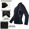 Veste de combinaison à manches longues pour homme Élastique Respirante Vêtements de plongée Haut de plongée Taille L