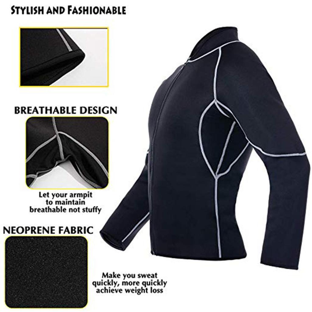 Veste de combinaison à manches longues pour homme Élastique Respirante Vêtements de plongée Haut de plongée Taille L