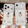 Cute Astronaut Printed Bling Diamond Case For iPhone 17 Air 16e 16 14 15 13 17 Pro Max 15 16 Plus 17 Soft Silicone Phone Cover