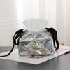 Stylish Drawstring Paper Holder Versatile Tissue Box Napkin Holder Convenient Tissue Bag Desktop Napkins Storage Case