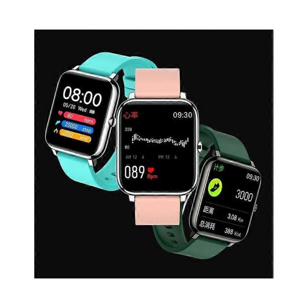 Smartklocka Fitnessmätare med 24/7 Pulsmätning, Syresättning i Blodet, Blodtryck och Sömnövervakning, Helpekran IP67 Livsvattentät Smartklocka, Dam