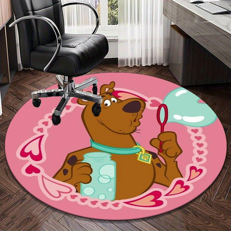 Scoo-dog Bubble Fun round carpet Chair cushion Round Entryway Rug, Soft Round Rugs for Living Room, Bedroom, Circle Carpet decor gifts