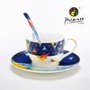 Picasso 'Flying' Gilded Ceramic Couple Coffee Cup Set