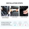 1PCS Car Seat Back Anti Kick Pad Protector For Seat Leon Ibiza Ateca Arona Cordoba Toledo Altea Alhambra Arosa Exeo Mii Tarraco
