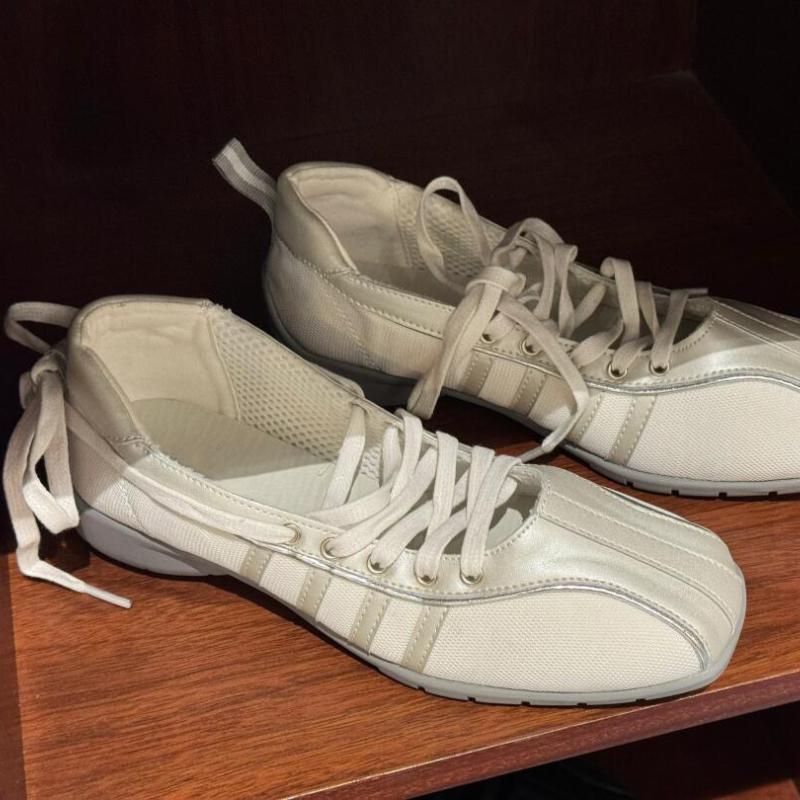 

Модные балетки из натуральной кожи, женские туфли из овчины, винтажные сетчатые туфли с ремешком, модные белые туфли Мэри Джейн с мягкой подошвой 35