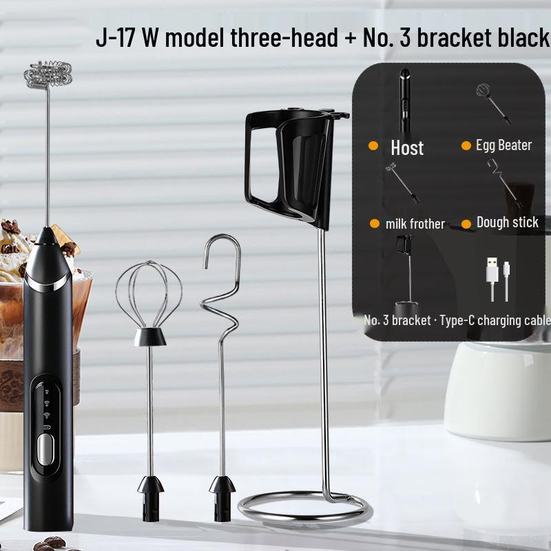 Handheld Electric Milk Frother and Coffee Stirrer