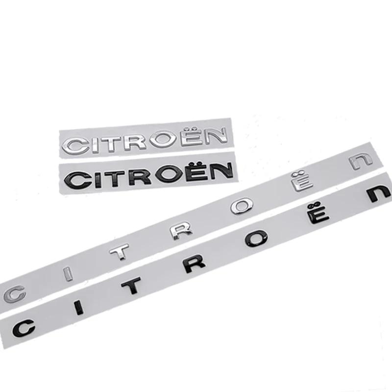 Aufkleber für Citroen C3 C4 C2 C5 C1 Berlingo Jumper Grand Picasso C4L Saxo Xsara DS3 Elysee ABS Auto Logo Heckklappen Emblem