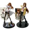 21,5CM Anime Steine;Gate Makise Kurisu Dream Tech Figur 1/7 Weißer Kittel Stil Stehendes Modell Spielzeugpuppe Actionfigur PVC
