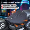 3D-Honeycomb Motorcycle Gel Seat Cushion Structure Shock Absorption Breathable Motorcycle Gel Seat Pad for Long Rides