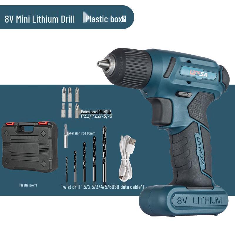 

Bayou Mini 8V Cordless Electric Drill/Screwdriver CN plug (adapter included)