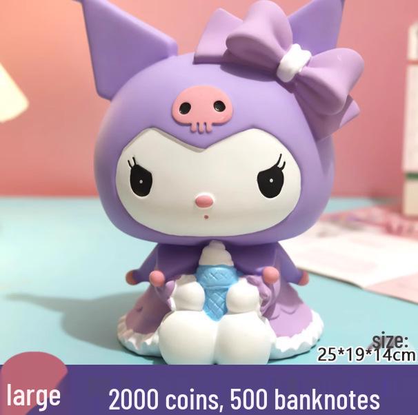 

Adorable Cartoon Heart Piggy Bank: Girly Money Box and Desktop Ornament, Ideal Creative Birthday Gift.