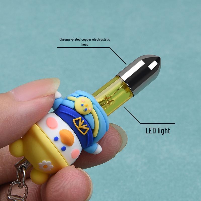 Anti-Static Cartoon Keychain - Static Eliminator for Cars