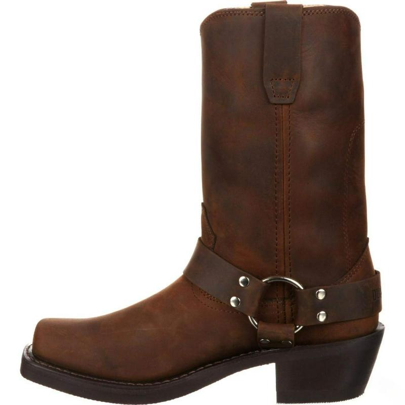 Fashion Luxury Retro Men's Cowboy Boots Mid Calf Western Boots New Buckle Strap Knight Boots Pu Leather Slip on Men Boot Plus Size 38-48