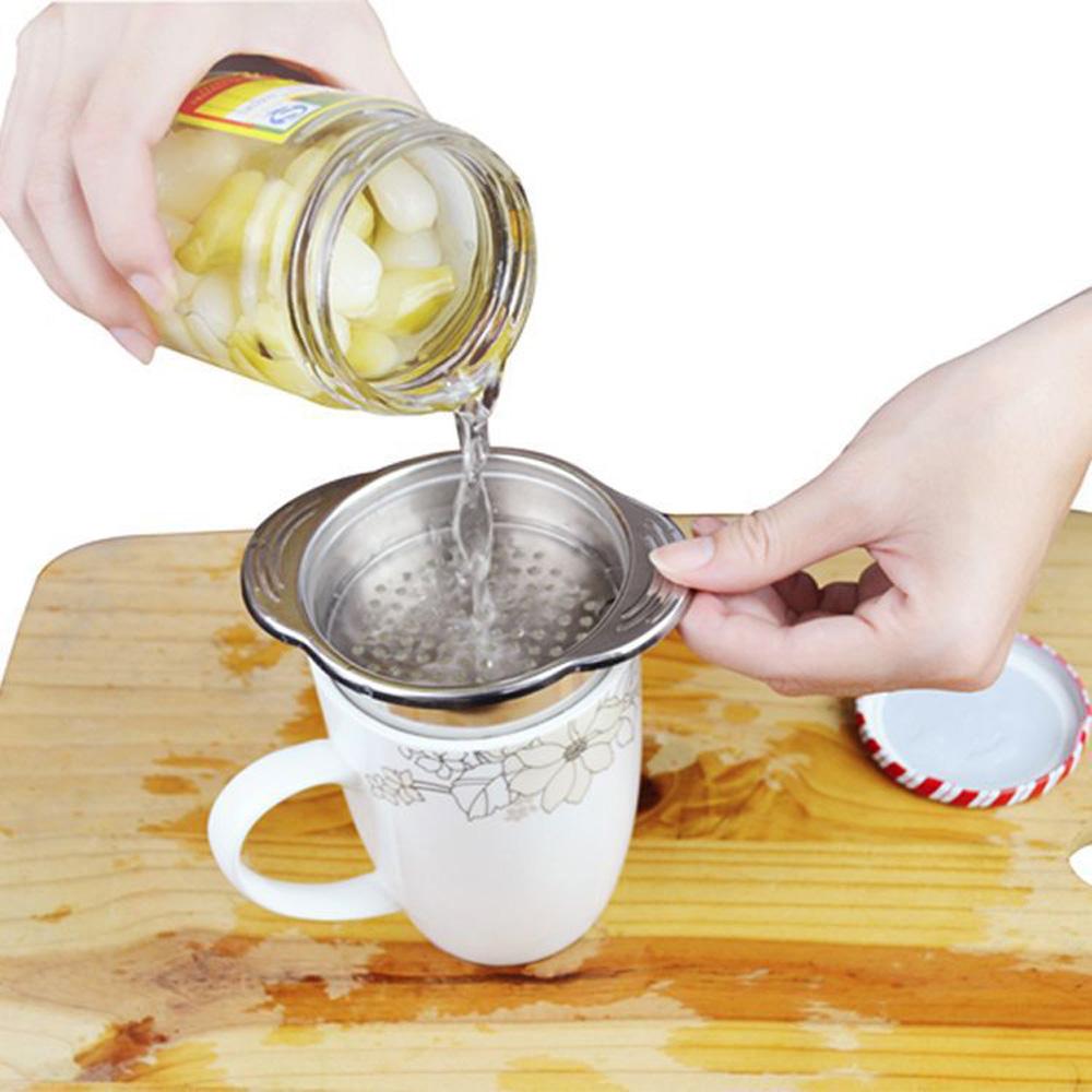 

Steel Sieve Drainer Filter Remover Tuna Press Lid Food Can Strainer Can Colander Oil Drainer срібний