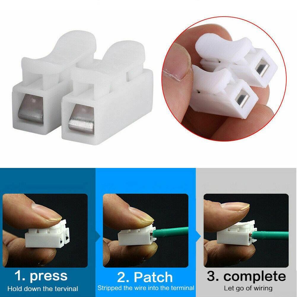 Quick Connection Cable Clamp LED Strip Light Increase Assembly Speed Cable Clamp