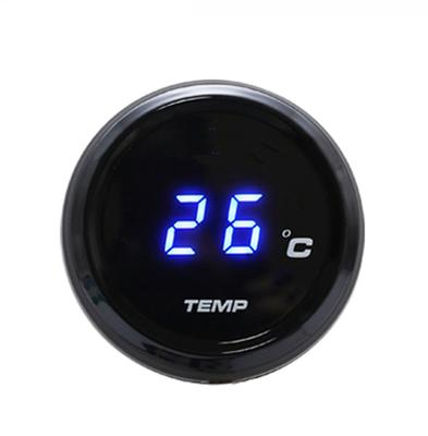Universal Motorcycle Thermometer Instruments Water Temp Temperature Digital Display Gauge Meter With 22mm Temp Temperature Sensor Adapter