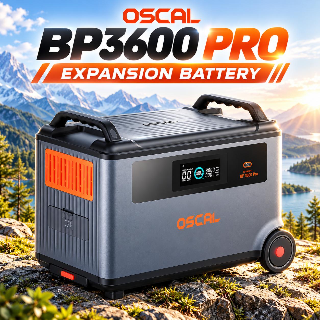 Oscal BP3600 Pro Expansion Battery for