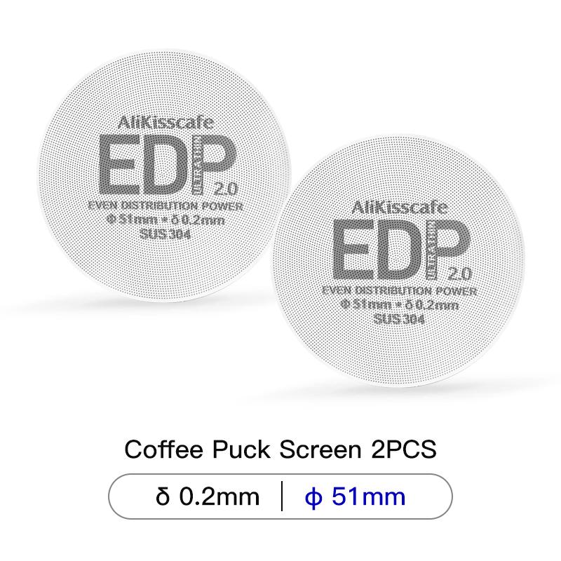 Alikisscafe Espresso Puck Screen Filter 51mm 53.5mm 58.5mm 57mm For Delonghi Breville Portafilter Barista Tools Coffee Accessory