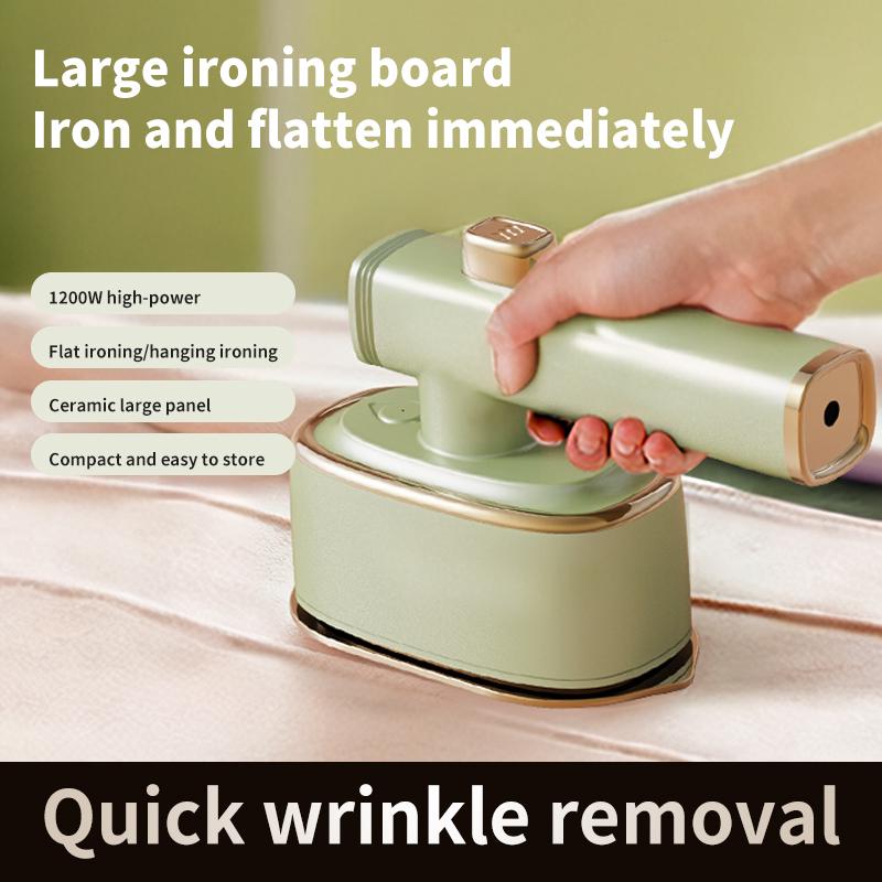 Compact Handheld Garment Steamer for Quick Wrinkle Removal - Travel Essential 0.8L or Less