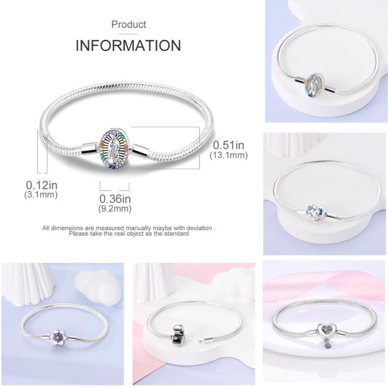 Pink Love Heart Copper Metal Bracelet High Quality Fine Jewelry Authentic Original Bracelets Zircon Cat Paw Snake Chain Designed For Do It Yourself