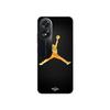 Phone Case - MANIACASE - Oppo A38 - Jordan Logo 23 - Golden Color - Flexible TPU Silicone