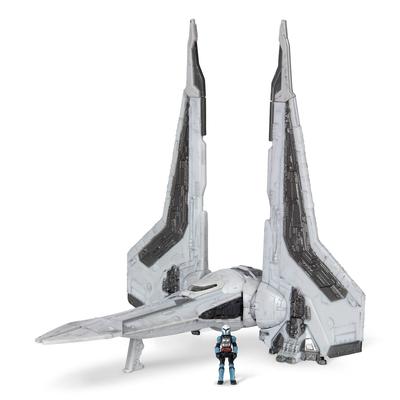 Star Wars Micro Galaxy Squadrons Gauntlet Starfighter Starfighter-Klasse Fahrzeug mit Mikrofigur Zubehör Bo-Katan Kryzes - 5 Zoll 1 Zoll