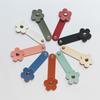 Cable Winder PU Leather Flower Shaped Cable Tie Headphone Stand Wire Organizer Headphone Winding Device