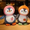 Cute Fruit Penguin Doll Plush Toy Zoo Couple Penguin Doll Baby Sleeping Soothing Rag Doll